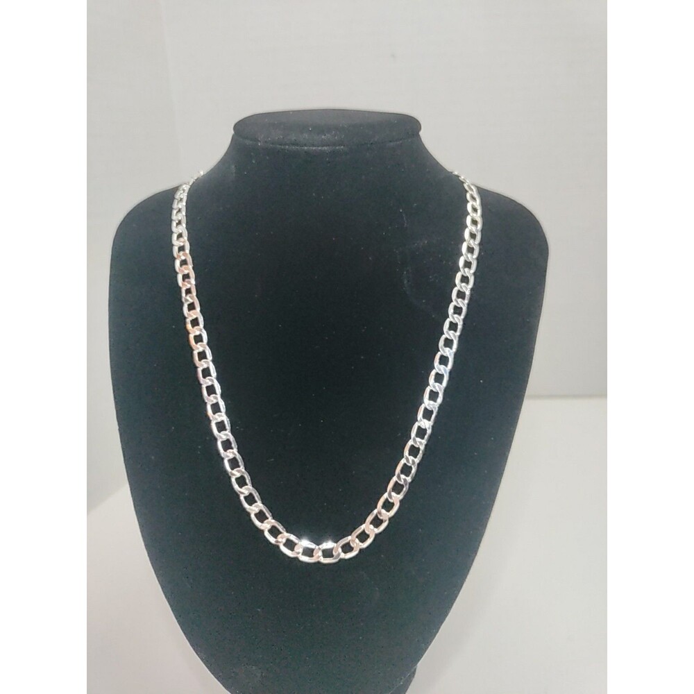 925 Silver Curb Chain 18 Inch